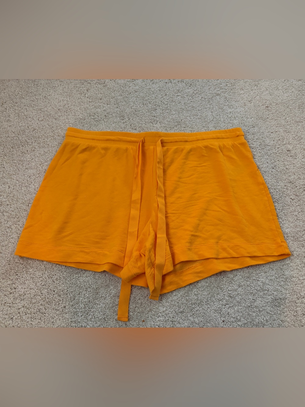 Amazon Essentials | Orange Knit Drawstring Shorts